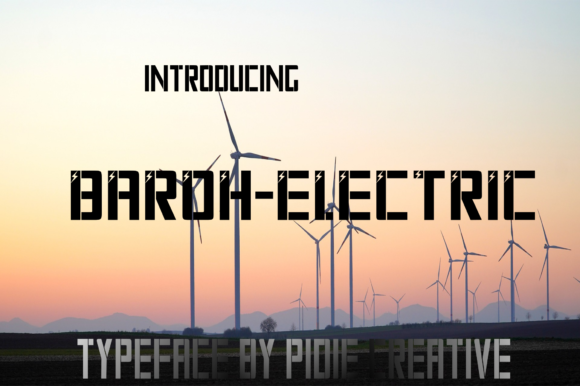 Baroh Electric: The Bold Font That Elevates Your Campaigns