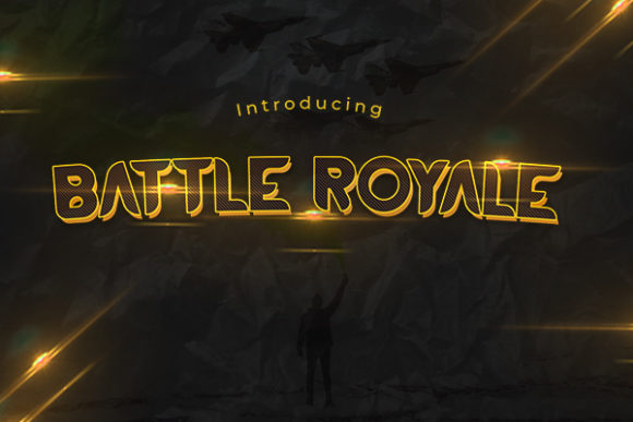 Battle Royale: A Bold Display Font for Campaign Creativity