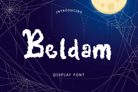 Beldam: A Spooky Display Font for Halloween Magic