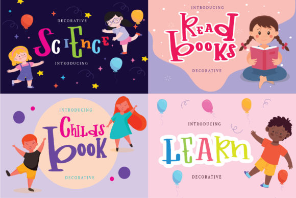 Childs Book: A Playful Font for Kids and Branding