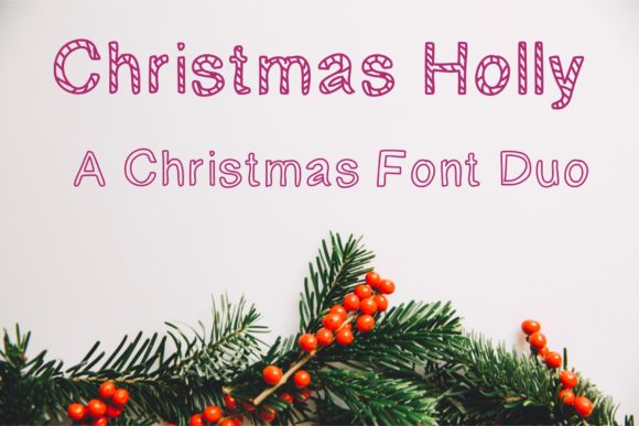 Christmas Holly: A Festive Font for Branding That Stands Out