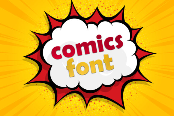 Comics: A Playful Display Font for Dynamic Campaigns