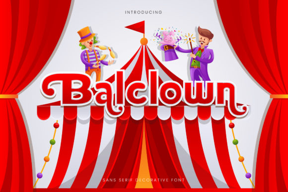 Discover Balclown: A Bold Display Font for Standout Design