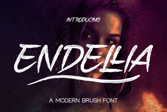Endellia: A Bold Display Font for Handmade Creators