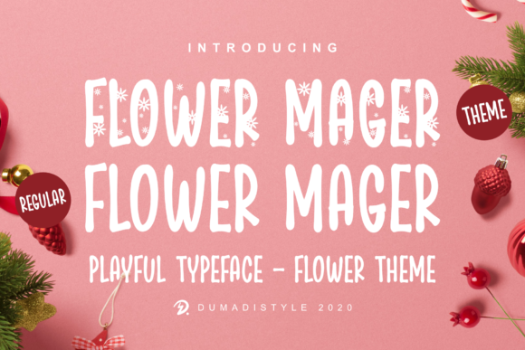 Flower Mager: A Font for Editorial Elegance