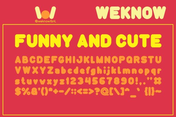 Funny and Cute: A Display Font for Creative Web Design