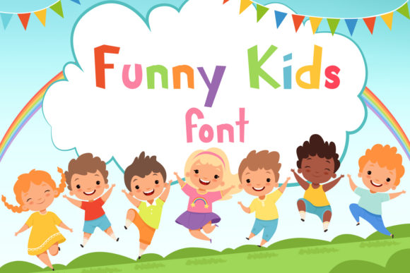 Funny Kids: A Bold Display Font for Editorial Creativity