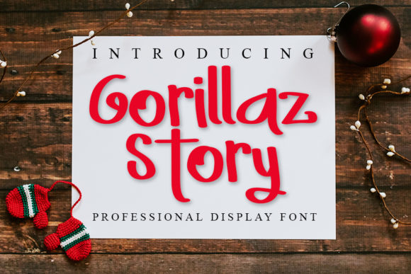 Gorrilaz Story: The Font That Brings Whimsy to Your Campaigns