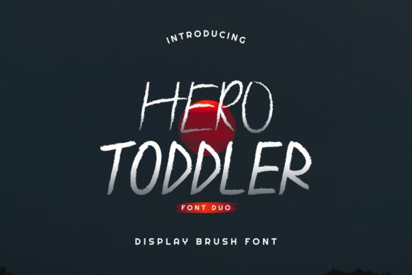 Hero Toddler: A Simple and Neat Display Font for Creative Makers
