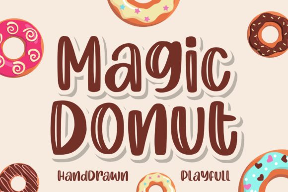 Magic Donut: The Joyful Display Font for Eye-Catching Digital Content