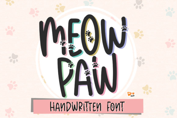 Meow Paw: A Playful Display Font for Creative Branding