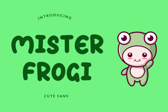 Mister Frogi: The Font That Brings Kid-Themed Campaigns to Life