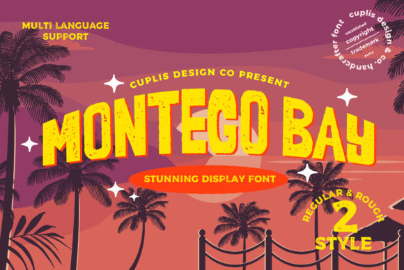 Montego Bay: A Bold Font for Branding That Speaks Volumes
