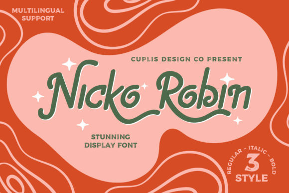 Nicko Robin: A Display Font That Elevates Branding