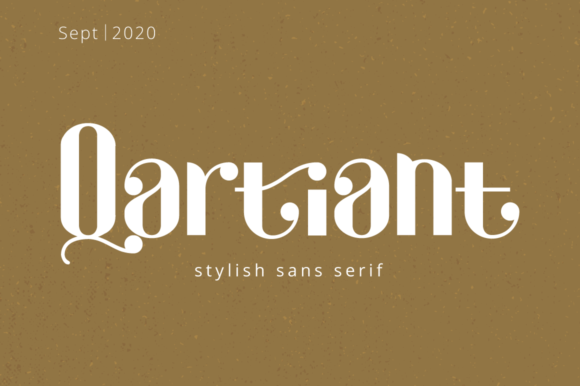 Qartiant: A Display Font for Editorial Elegance and Visual Impact