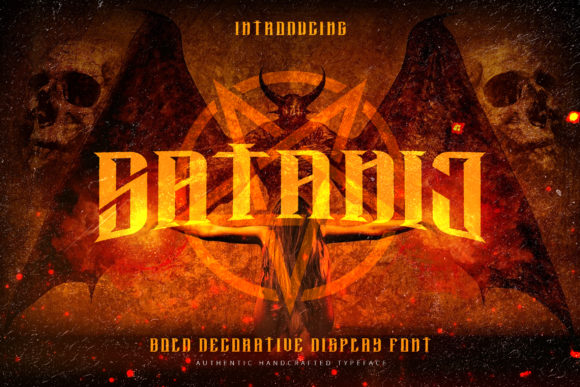 Satanic: A Bold Display Font for Impactful Campaigns