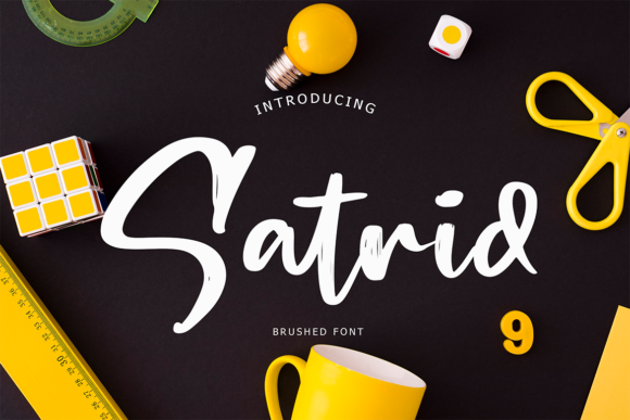 Satrid: A Brush Font That Elevates Editorial Design