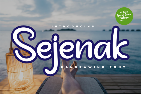 Sejenak: A Friendly Display Font for Editorial Design and Branding