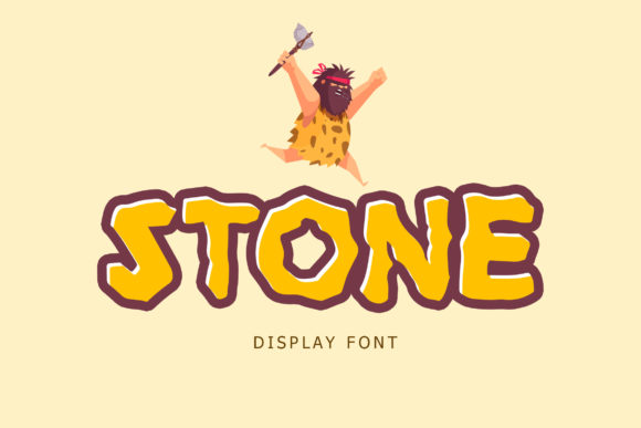 Stone: A Display Font That Elevates Branding for Kids-Themed Businesses