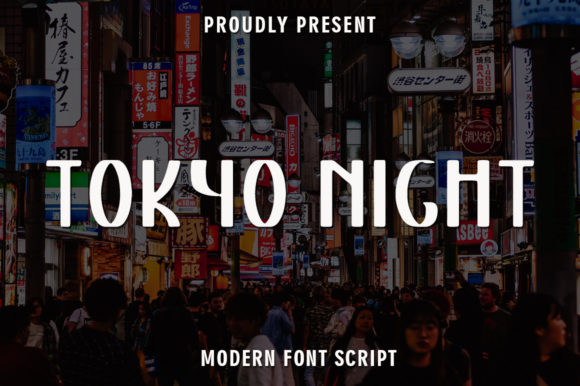 Tokyo Night: A Display Font That Elevates Your Web Design