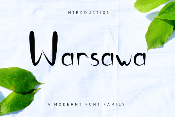 Warsawa: A Spooky Display Font for Halloween Branding